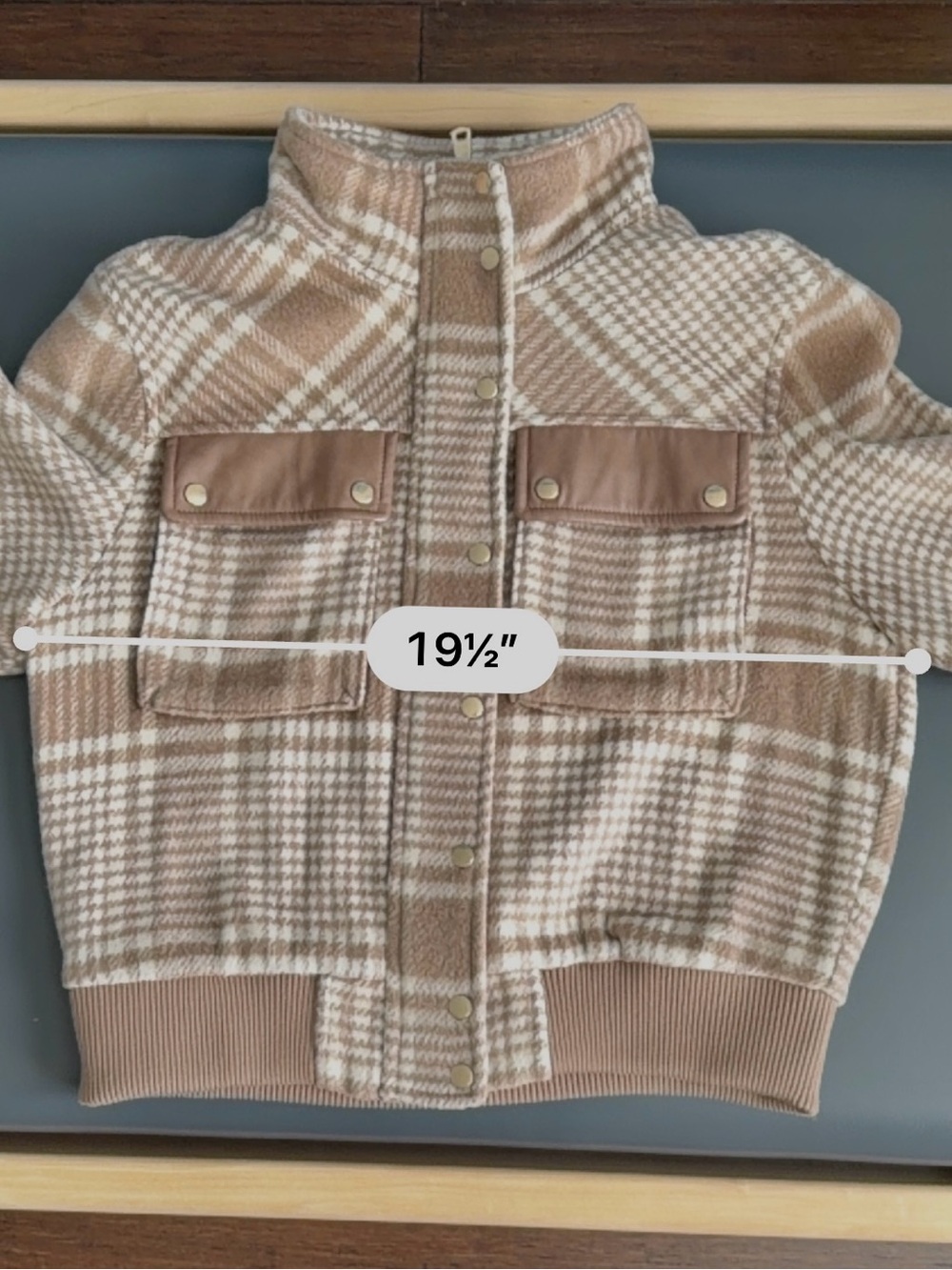 Anthropologie Avec Les Filles Plaid Bomber Jacket Size S - Picture 9 of 13